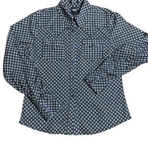 Cruel Girl Black and White w Purple Pearl Snaps M